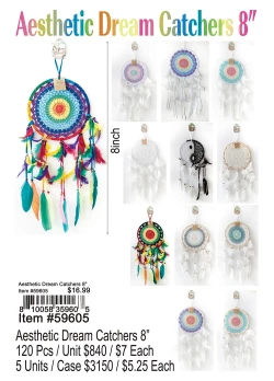 Aesthetic Dream Catchers 8 120 Pcs.